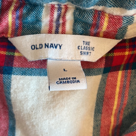 OLD NAVY Multicolored flannel - Picture 4 of 5